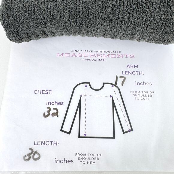 J. Jill Womens Chenille Poncho Sweater Size XL-3X Knit Classic Boho Green - Picture 7 of 7